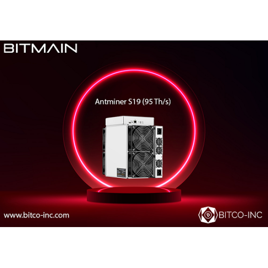 Antminer S19 – 95 TH/S 